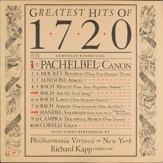 Philharmonia Virtuosi Greatest Hits Of 1720 *REPRESS* LP Very Good Plus (VG+) Excellent (EX)