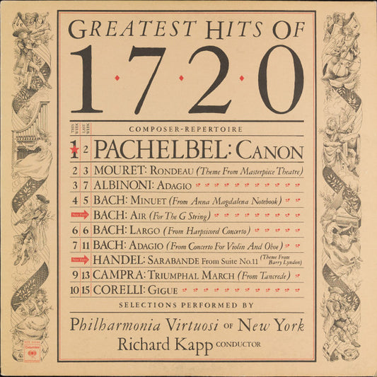 Philharmonia Virtuosi - Greatest Hits Of 1720 *REPRESS* | Very Good Plus (VG+) Excellent (EX) - CLASSICAL / USED *EXCELLENT+*