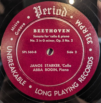 Sonatas For 'Cello and Piano | Excellent (EX) Near Mint (NM)