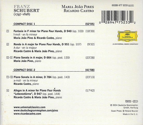 «Résonance De L'Originaire» Music For Piano Four Hands | Near Mint (NM) Excellent+ (EX+) - CLASSICAL / USED *EXCELLENT+*