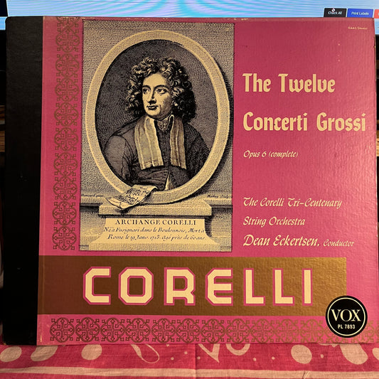 The Corelli Tri-Centenary String Orchestra - The Twelve Concerti Grossi, Opus 6 (Complete) | Excellent (EX) Excellent (EX) - CLASSICAL / USED *EXCELLENT+*