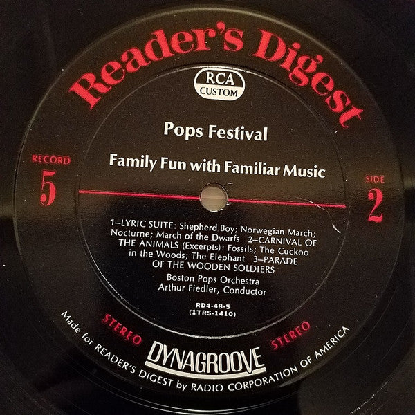 Arthur Fiedler - Pops Festival | Excellent (EX) Excellent (EX) - CLASSICAL / USED *EXCELLENT+*