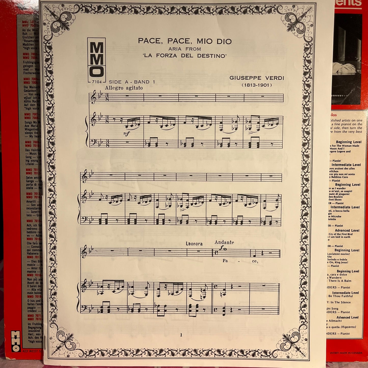 Verdi Operatic Arias For Soprano Voice *BOOKLET* | Excellent (EX) Excellent (EX)