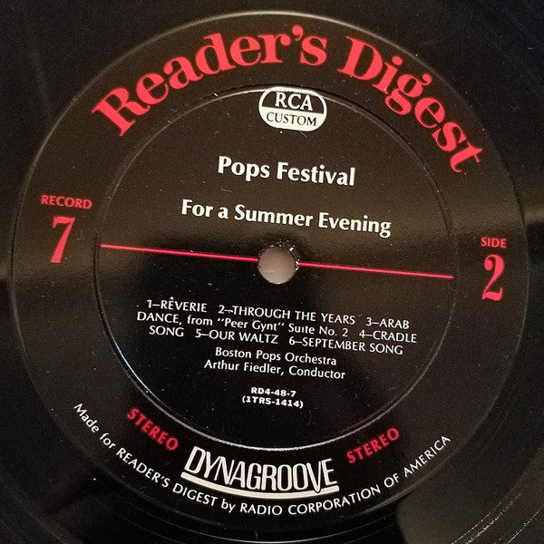 Arthur Fiedler - Pops Festival | Excellent (EX) Excellent (EX) - CLASSICAL / USED *EXCELLENT+*