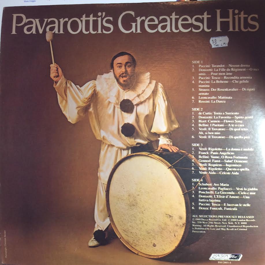 Pavarotti's Greatest Hits (2xVINYL) | Excellent+ (EX+) Very Good Plus (VG+) - CLASSICAL / USED *EXCELLENT+*