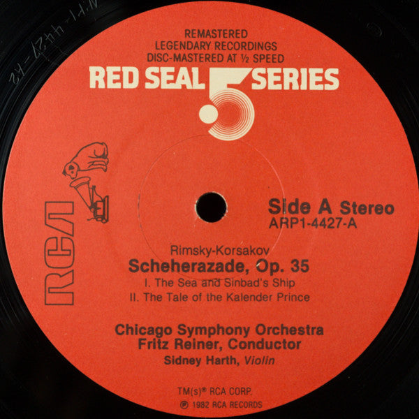 Fritz Reiner - Scheherazade | Excellent (EX) Near Mint (NM) - CLASSICAL / USED *EXCELLENT*