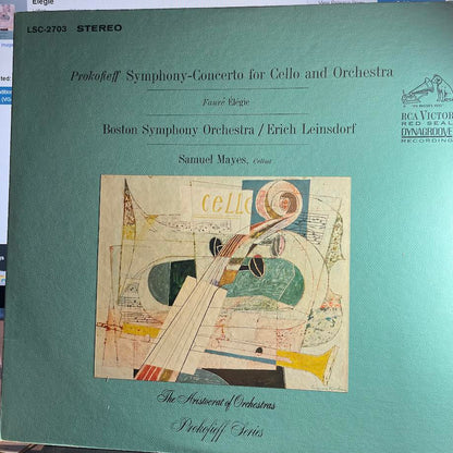 Symphony-Concerto For Cello And Orchestra / Élégie (vinyl) | Excellent (EX) Near Mint (NM) - CLASSICAL / USED *EXCELLENT*