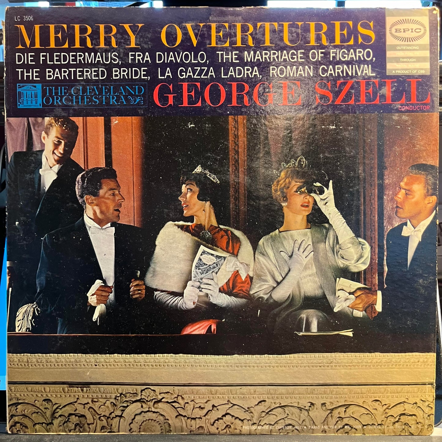 George Szell - Merry Ouvertures *PROMO* | Excellent (EX) Very Good Plus (VG+) - CLASSICAL / USED *EXCELLENT*