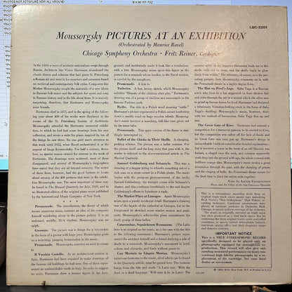 Pictures At An Exhibition (VINYL) | Excellent (EX) Excellent (EX) - CLASSICAL / USED *EXCELLENT*