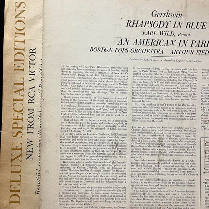 Rhapsody In Blue / An American In Paris ( VINYL) | Excellent (EX) Excellent+ (EX+) - CLASSICAL / USED *EXCELLENT*