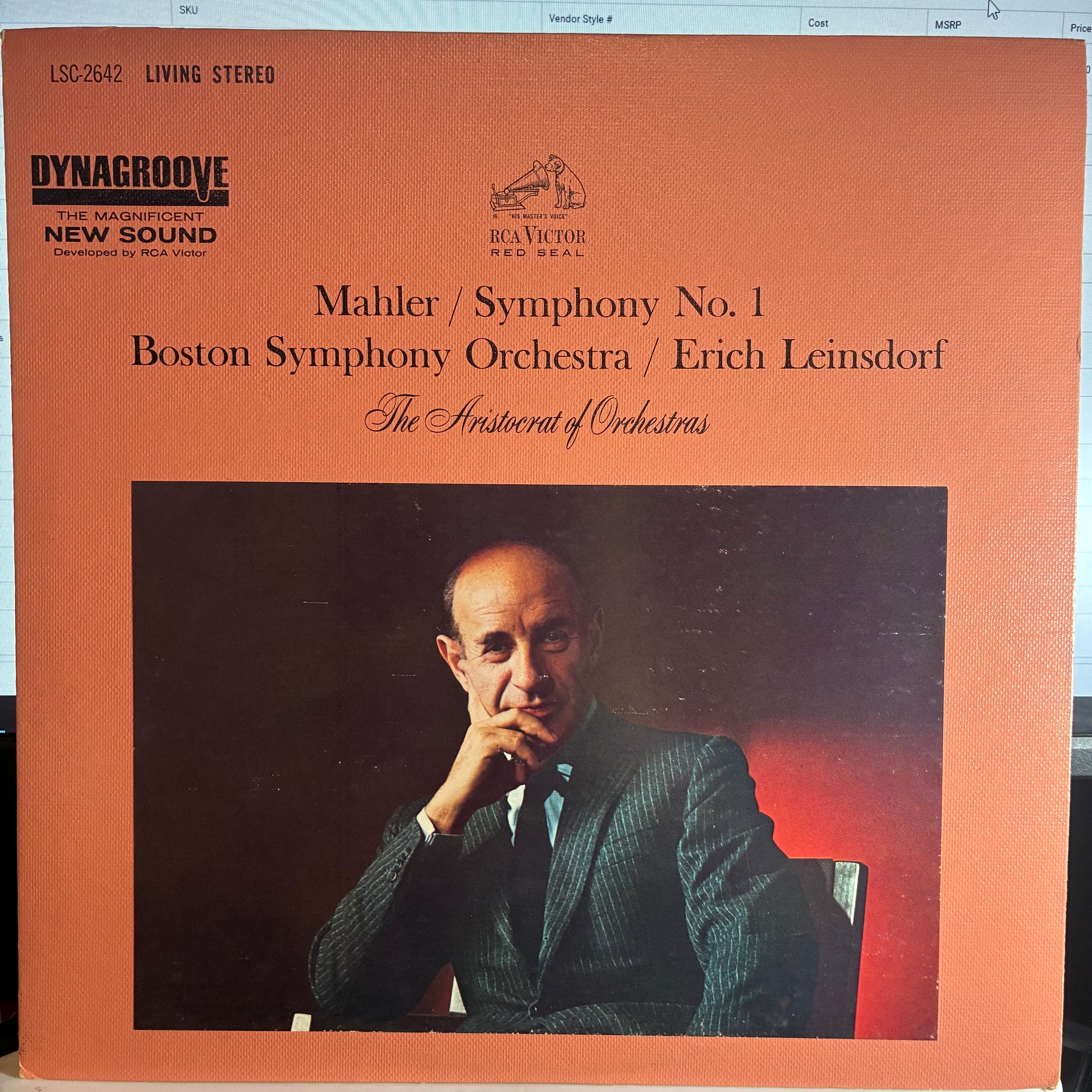 Symphony No. 1 (VINYL) | Excellent (EX) Excellent+ (EX+) - CLASSICAL / USED *EXCELLENT*