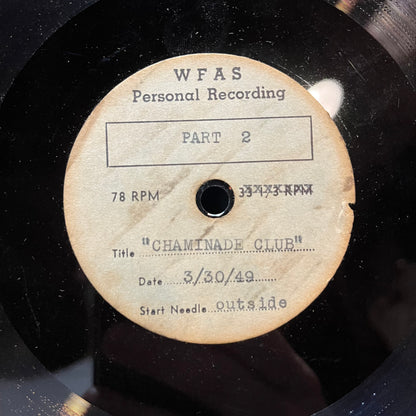 CHIAMINADE CLUB (ACETATE 12" VINYL) | Excellent (EX) Generic - CLASSICAL / USED *EXCELLENT*