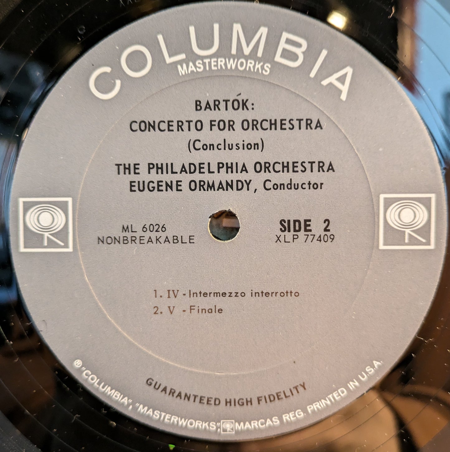 Concerto For Orchestra (A Brilliant Showpiece For Virtuoso Orchestra) | Excellent (EX) Excellent (EX)