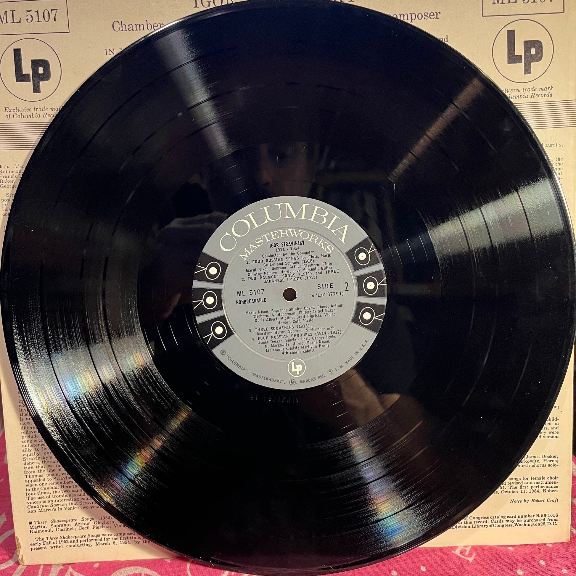 Igor Stravinsky - In Memoriam Dylan Thomas | Excellent (EX) Near Mint (NM) - CLASSICAL / USED *EXCELLENT*