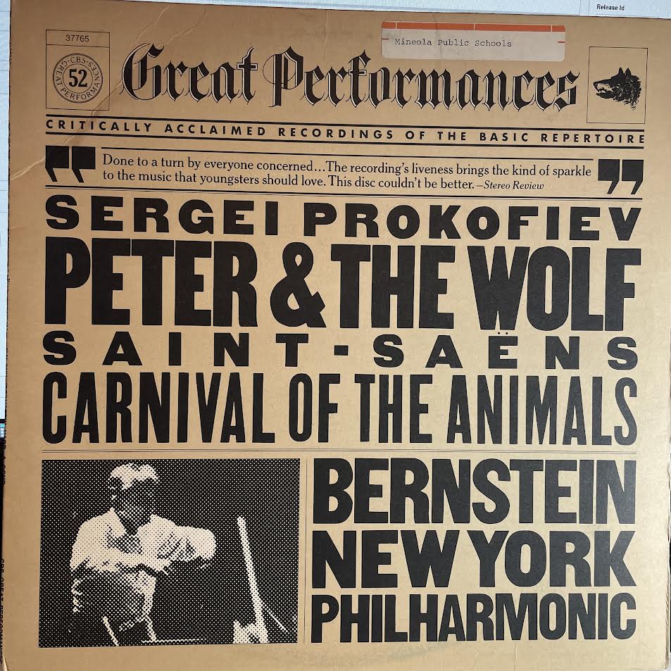 Peter & The Wolf / Carnival Of The Animals (VINYL) | Excellent (EX) Very Good Plus (VG+) - CLASSICAL / USED *EXCELLENT*