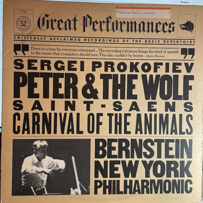 Peter & The Wolf / Carnival Of The Animals (VINYL) | Excellent (EX) Very Good Plus (VG+) - CLASSICAL / USED *EXCELLENT*
