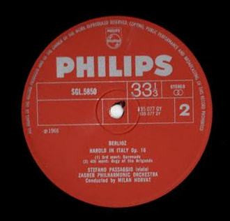 Hector Berlioz - Harold In Italy, Op. 16 *UK* | Excellent (EX) Near Mint (NM) - CLASSICAL / USED *EXCELLENT*