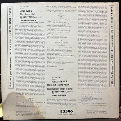 The Chinese Flute / Transmutation / The Hermit / Fishing Picture (VINYL) | Excellent (EX) Very Good (VG) - CLASSICAL * USED / EXCELLENT*