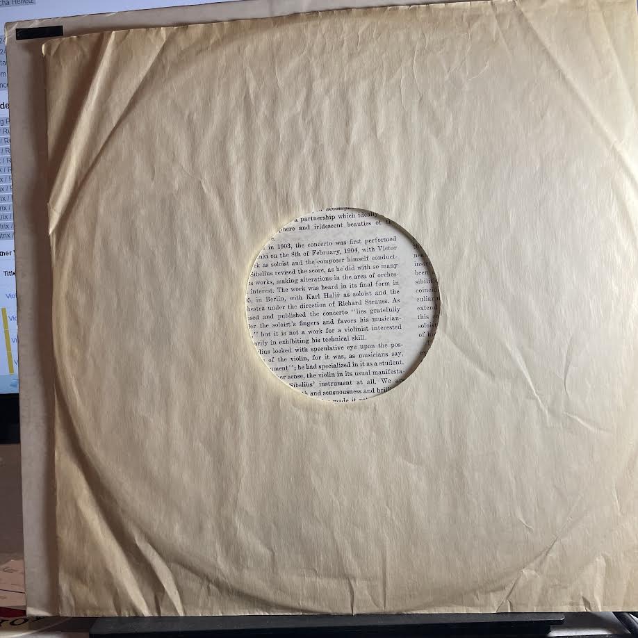 Violin Concerto (VINYL) | Excellent (EX) Excellent (EX) - CLASSICAL / USED *EXCELLENT*