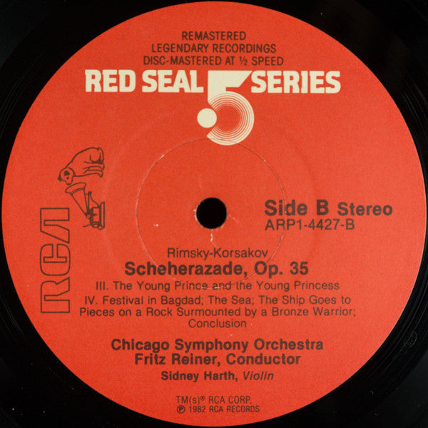 Fritz Reiner - Scheherazade | Excellent (EX) Near Mint (NM) - CLASSICAL / USED *EXCELLENT*