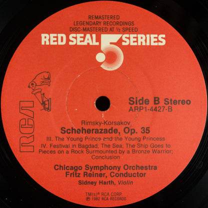 Fritz Reiner - Scheherazade | Excellent (EX) Near Mint (NM) - CLASSICAL / USED *EXCELLENT*