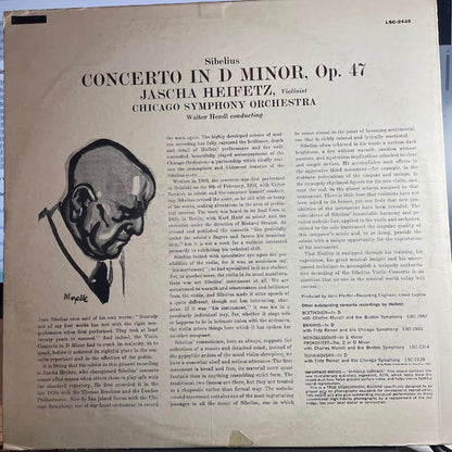 Violin Concerto (VINYL) | Excellent (EX) Excellent (EX) - CLASSICAL / USED *EXCELLENT*