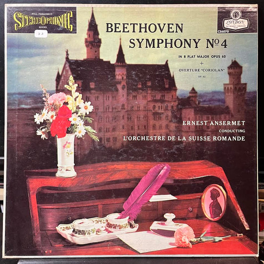 Symphony No. 4 In B Flat Major Opus 60 + Overture "Coriolan" Op. 62 (VINYL) | Near Mint- (NM-) Near Mint- (NM-) - CLASSICAL / USED *NEAR MINT-*