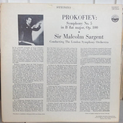 Symphony No. 5 In B Flat Major Op. 100 (VINYL) | Near Mint (NM or M-) Near Mint (NM or M-) - CLASSICAL / USED *NEAR MINT-*