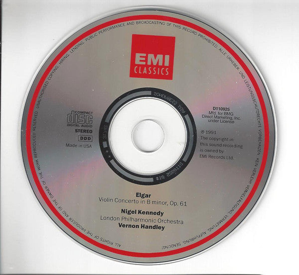 Violin Concerto (CD) | Near Mint (NM) Near Mint (NM) - CLASSICAL / USED *NEAR MINT-*