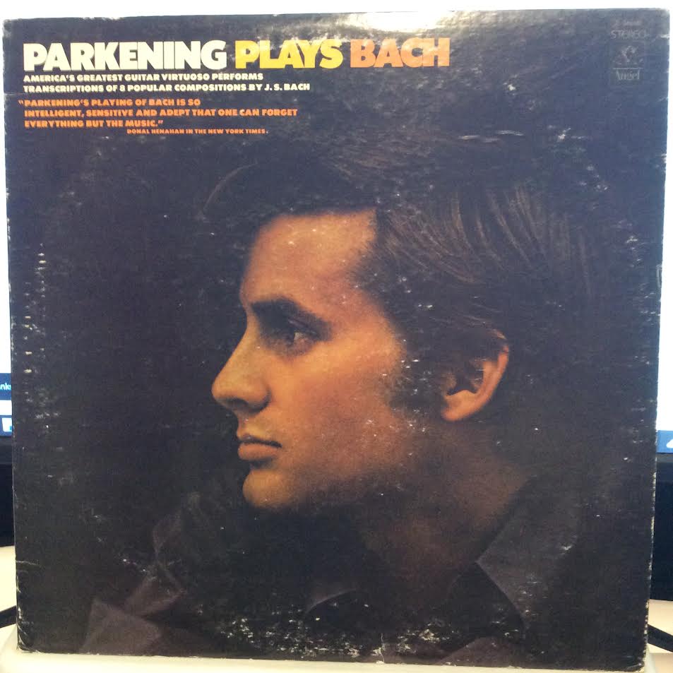 Parkening Plays Bach (VINYL) | Near Mint- (NM-) Very Good Plus (VG+) - CLASSICAL / USED *NEAR MINT-*
