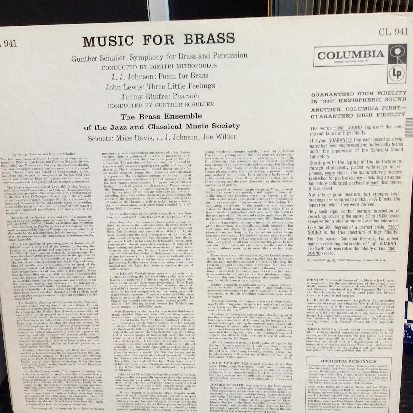 Music For Brass (VINYL) | Near Mint (NM or M-) Near Mint (NM or M-) - CLASSICAL / USED *NEAR MINT-*