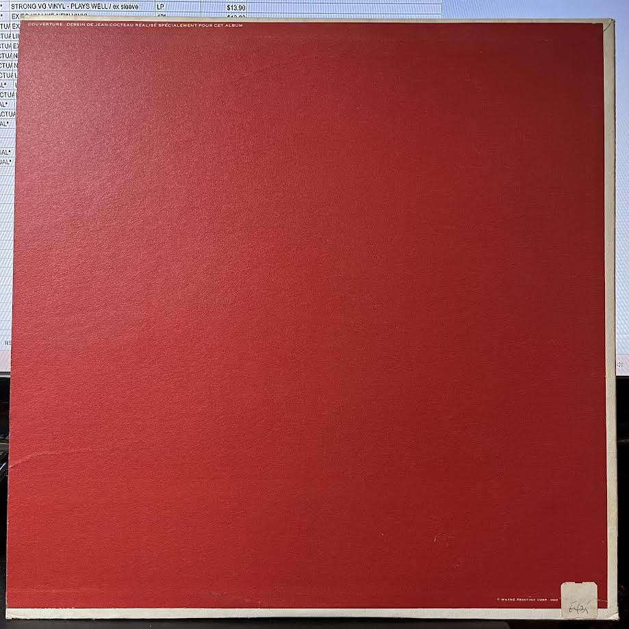 L'Histoire Du Soldat (VINYL) | Near Mint- (NM-) Excellent (EX) - CLASSICAL / USED *NEAR MINT-*