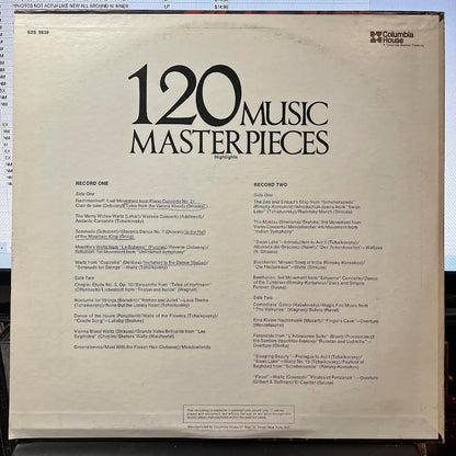 120 Music Masterpieces (2xVINYL) | Near Mint- (NM-) Near Mint- (NM-) - CLASSICAL / USED *NEAR MINT-*