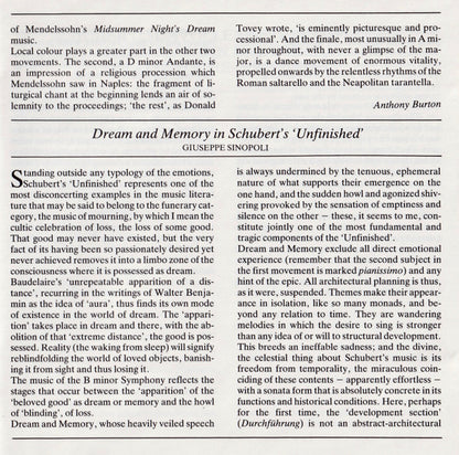 Schubert: Symphony No.8 "Unfinished" / Mendelssohn: Symphony No.4 "Italian" (CD) | Near Mint (NM) Near Mint (NM) - CLASSICAL / USED *NEAR MINT-*