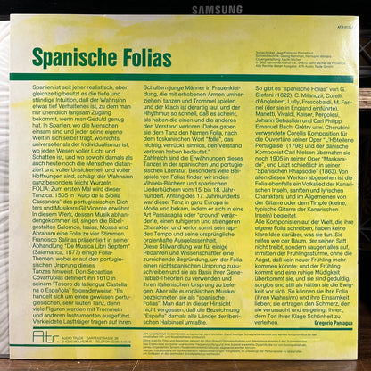 La Folia De La Spagna (VINYL) | Near Mint (NM or M-) Near Mint (NM) - CLASSICAL / USED *NEAR MINT+*