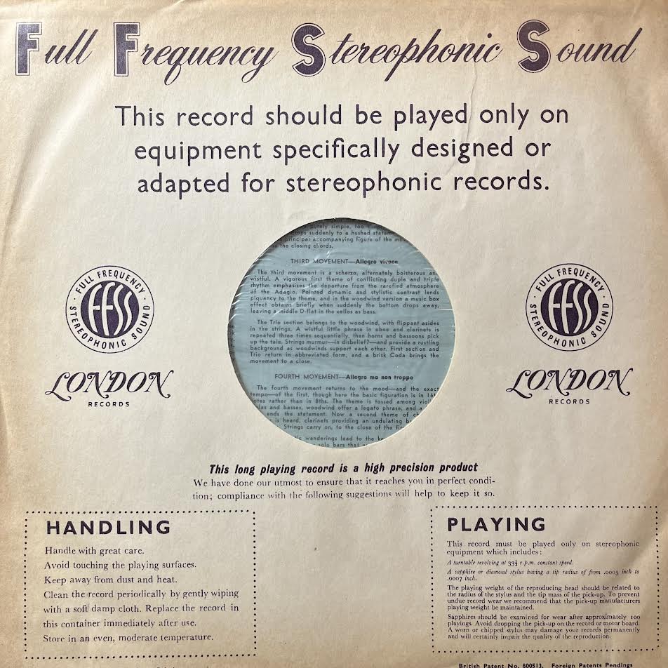 Symphony No. 4 In B Flat Major Opus 60 + Overture "Coriolan" Op. 62 (VINYL) | Near Mint- (NM-) Near Mint- (NM-) - CLASSICAL / USED *NEAR MINT-*