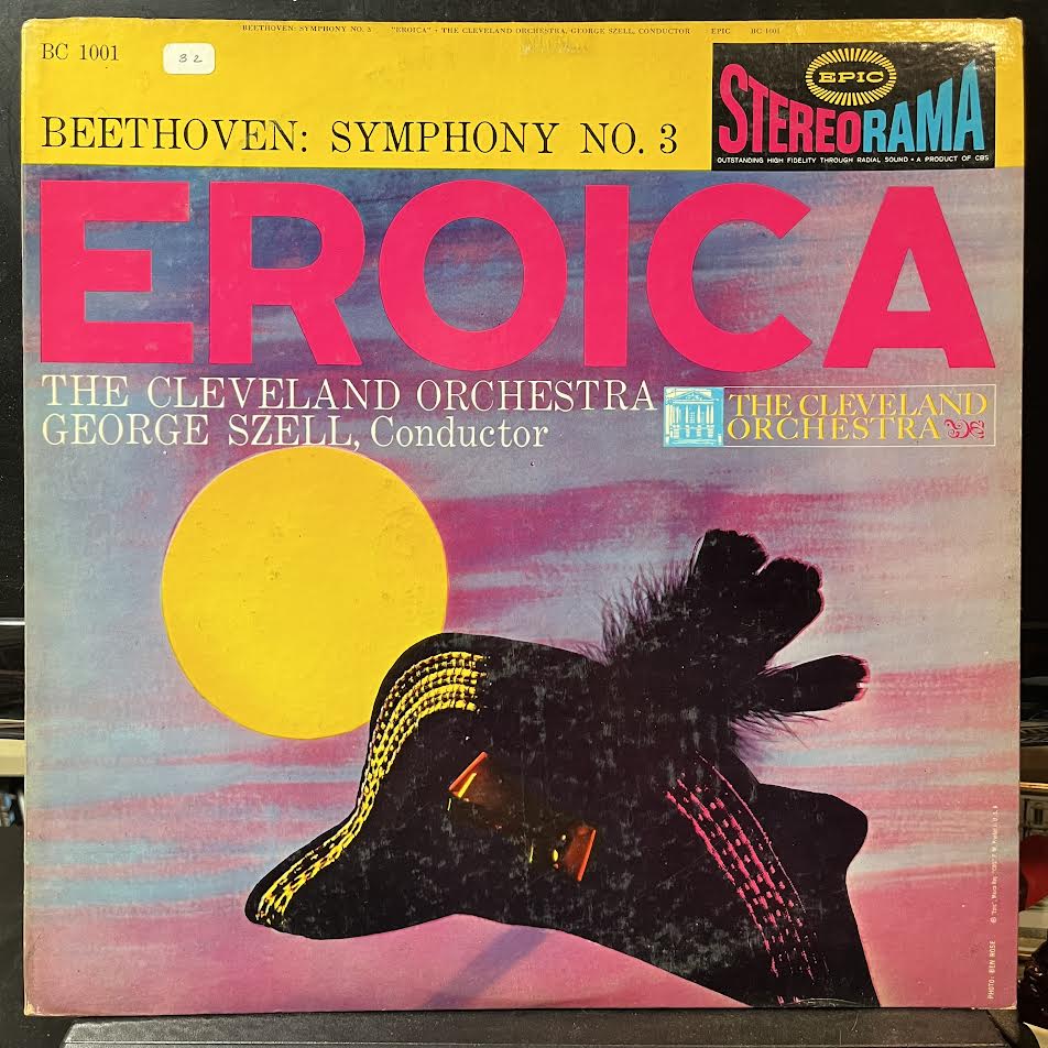 Symphony No. 3 In E-Flat Major, Op. 55 ("Eroica") (VINYL) | Near Mint- (NM-) Excellent+ (EX+) - CLASSICAL / USED *NEAR MINT-*