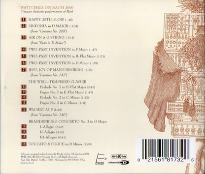 Switched-On Bach 2000 (CD) | Near Mint- (NM-) Excellent+ (EX+) - CLASSICAL / USED *NEAR MINT-*