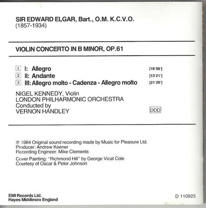 Violin Concerto (CD) | Near Mint (NM) Near Mint (NM) - CLASSICAL / USED *NEAR MINT-*
