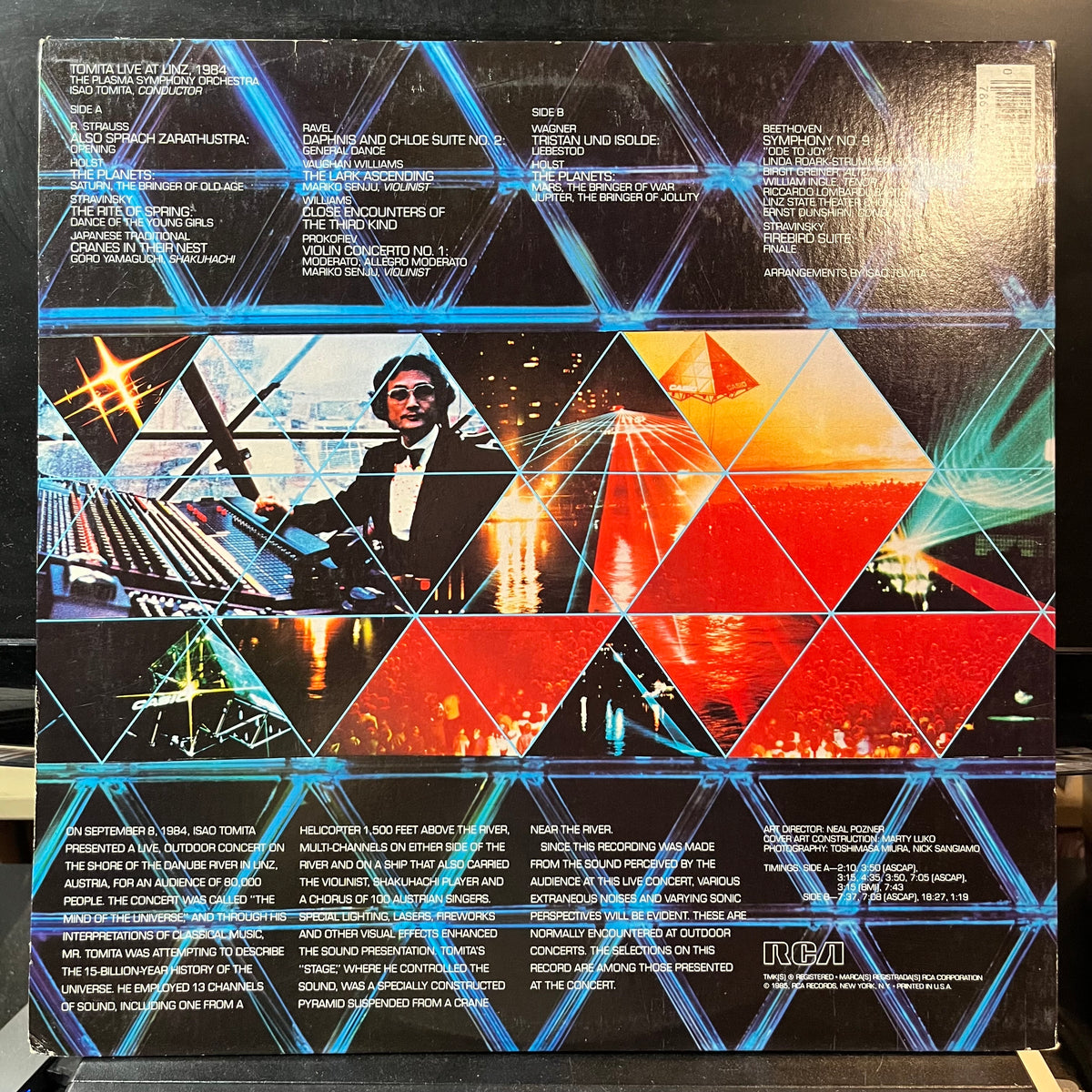 Tomita - Live At Linz, 1984 (The Mind Of The Universe)(VINYL LP) | USED Near Mint- (NM-) Near Mint (NM or M-) - CLASSICAL / USED *NEAR MINT-*
