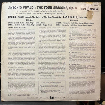 The Four Seasons (VINYL) | Near Mint- (NM-) Excellent (EX) - CLASSICAL / USED *NEAR MINT-*
