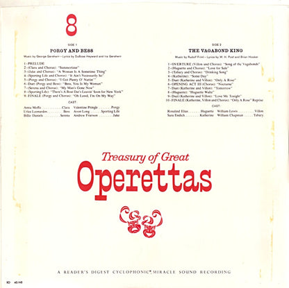 Various - Treasury Of Great Operettas | Near Mint (NM) Very Good (VG) - CLASSICAL / USED *NEAR MINT/BOX*