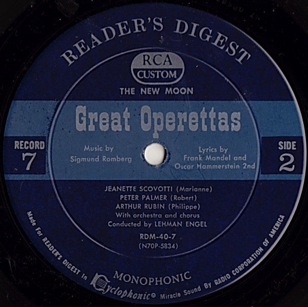 Various - Treasury Of Great Operettas | Near Mint (NM) Very Good (VG) - CLASSICAL / USED *NEAR MINT/BOX*