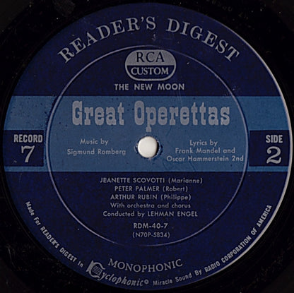 Various - Treasury Of Great Operettas | Near Mint (NM) Very Good (VG) - CLASSICAL / USED *NEAR MINT/BOX*