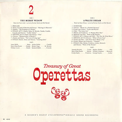 Various - Treasury Of Great Operettas | Near Mint (NM) Very Good (VG) - CLASSICAL / USED *NEAR MINT/BOX*