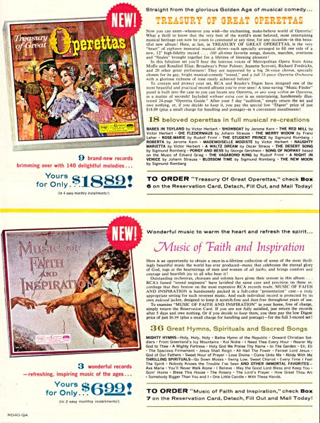 Various - Treasury Of Great Operettas | Near Mint (NM) Very Good (VG) - CLASSICAL / USED *NEAR MINT/BOX*