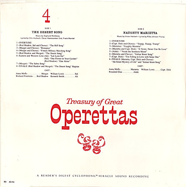 Various - Treasury Of Great Operettas | Near Mint (NM) Very Good (VG) - CLASSICAL / USED *NEAR MINT/BOX*