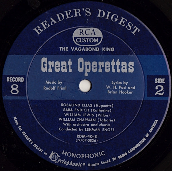 Various - Treasury Of Great Operettas | Near Mint (NM) Very Good (VG) - CLASSICAL / USED *NEAR MINT/BOX*