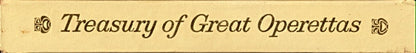 Various - Treasury Of Great Operettas | Near Mint (NM) Very Good (VG) - CLASSICAL / USED *NEAR MINT/BOX*