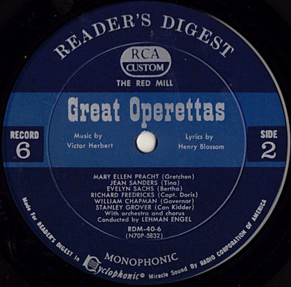 Various - Treasury Of Great Operettas | Near Mint (NM) Very Good (VG) - CLASSICAL / USED *NEAR MINT/BOX*